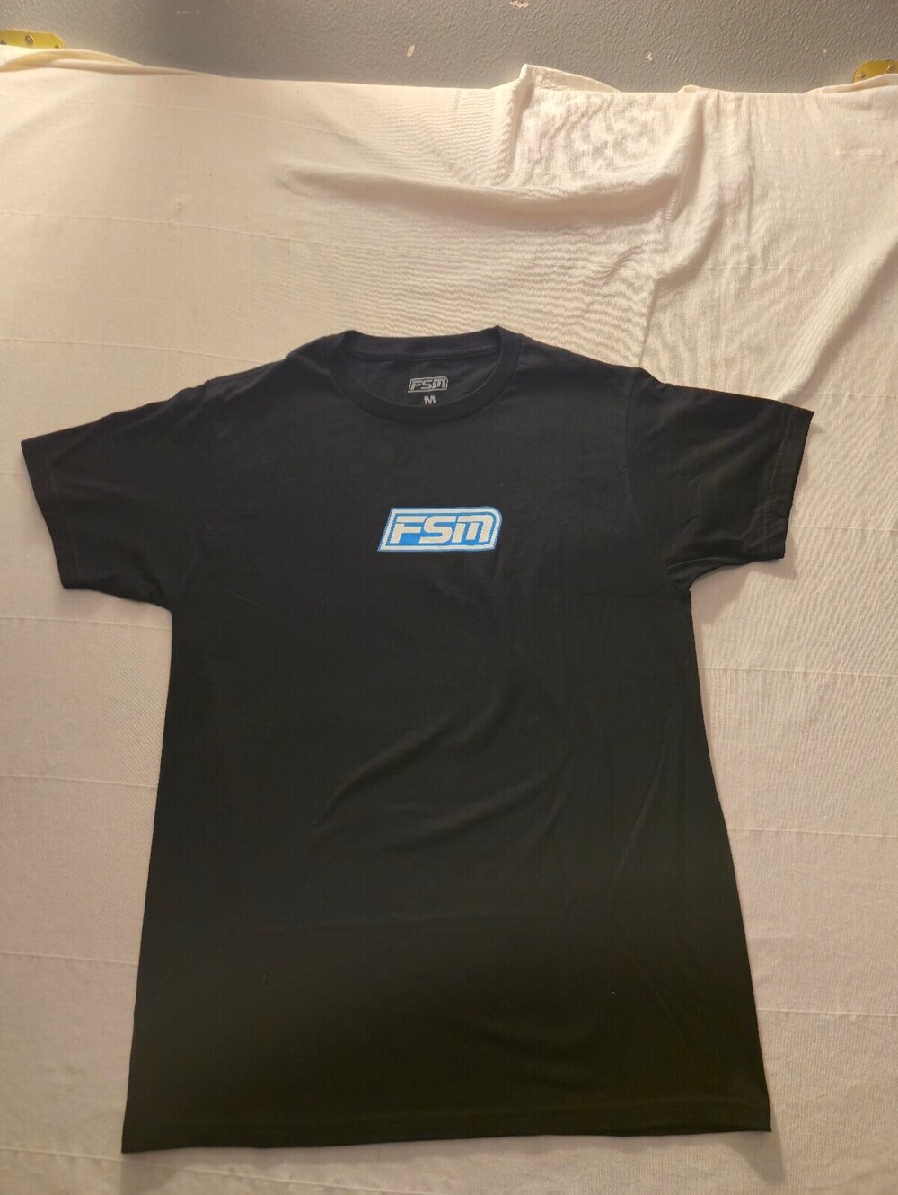 FSM Made in USA Black Cotton Graphic T-Shirt Medium